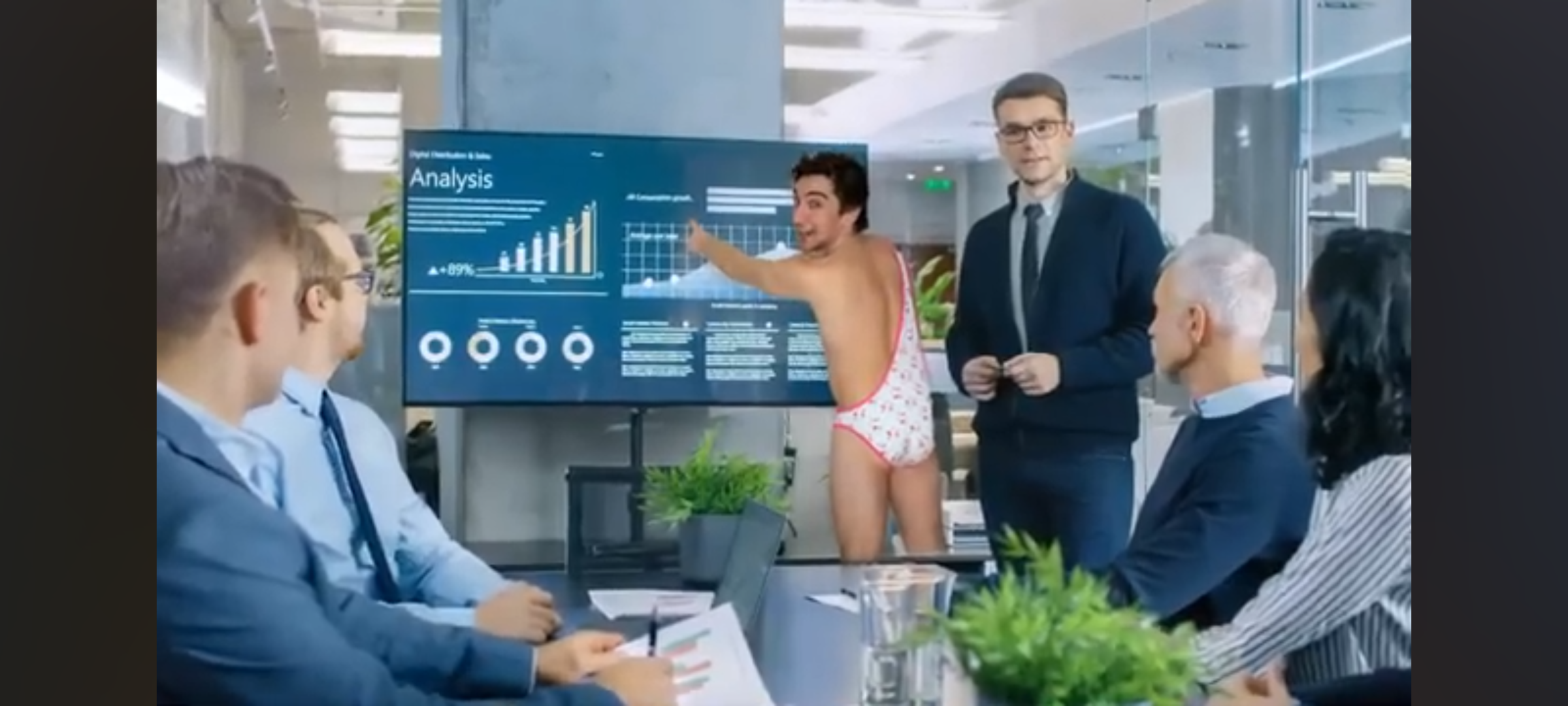 Board meeting energy (very professional)